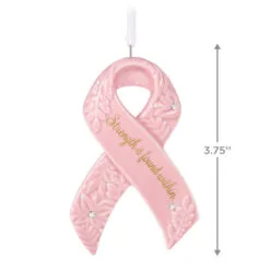 Hallmark Strength Within Pink Ribbon Porcelain Ornament Benefiting Susan G. Komen® 8 Hallmark Strength Within Pink Ribbon Porcelain Ornament Benefiting Susan G. Komen® -Hot Sale Hallmark Store Susan G Komen Pink Ribbon Keepsake Ornament 1999QXI7427 03