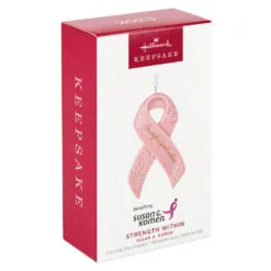 Hallmark Strength Within Pink Ribbon Porcelain Ornament Benefiting Susan G. Komen® 9 Hallmark Strength Within Pink Ribbon Porcelain Ornament Benefiting Susan G. Komen® -Hot Sale Hallmark Store Susan G Komen Pink Ribbon Keepsake Ornament 1999QXI7427 04