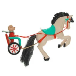 Hallmark A Pony For Christmas 2023 Ornament 11 Hallmark A Pony For Christmas 2023 Ornament -Hot Sale Hallmark Store Teddy Bear in Horse Chariot Keepsake Ornament 1799QXR8039 06