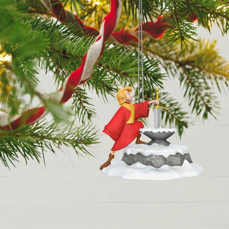 Hallmark Disney The Sword In The Stone 60th Anniversary Becoming King Arthur Ornament 2 Hallmark Disney The Sword In The Stone 60th Anniversary Becoming King Arthur Ornament - Image 2