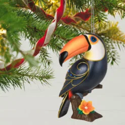 Hallmark Toucan 2023 Exclusive Ornament 7 Hallmark Toucan 2023 Exclusive Ornament -Hot Sale Hallmark Store Toucan Bird Keepsake Ornament 1799QXC5620 02