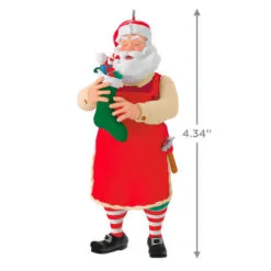 Hallmark Toymaker Santa Surprise Mystery Ornament 12 Hallmark Toymaker Santa Surprise Mystery Ornament -Hot Sale Hallmark Store Toymaker Santa Holding Stocking Keepsake Ornament 1999QGO2967 04