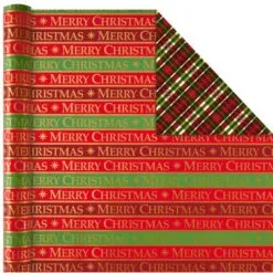 Hallmark Traditional Christmas 4-Pack Reversible Wrapping Paper Rolls, 150 Sq. Ft. -Hot Sale Hallmark Store Traditional Christmas 4Pack Reversible Wrapping Paper Rolls 150 sq ft root 5JXW1738 JXW1738 1470 3.jpg Source Image