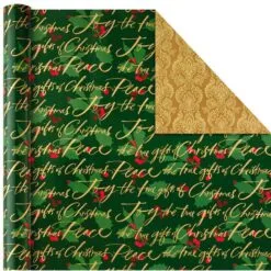 Hallmark Traditional Christmas 4-Pack Reversible Wrapping Paper Rolls, 150 Sq. Ft. -Hot Sale Hallmark Store Traditional Christmas 4Pack Reversible Wrapping Paper Rolls 150 sq ft root 5JXW1738 JXW1738 1470 5.jpg Source Image
