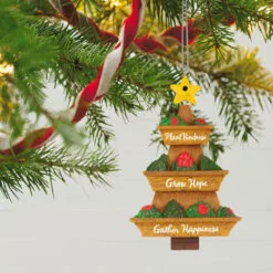 Hallmark Season's Gardenings Ornament 7 Hallmark Season's Gardenings Ornament -Hot Sale Hallmark Store TreeShaped Gardening Planter Keepsake Ornament 1899QGO2947 02