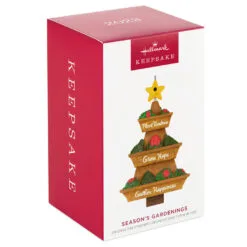 Hallmark Season's Gardenings Ornament 9 Hallmark Season's Gardenings Ornament -Hot Sale Hallmark Store TreeShaped Gardening Planter Keepsake Ornament 1899QGO2947 04