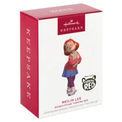 Hallmark Disney/Pixar Turning Red Meilin Lee Ornament 9 Hallmark Disney/Pixar Turning Red Meilin Lee Ornament -Hot Sale Hallmark Store Turning Red Meilin Girl Keepsake Ornament 1999QXD6587 04
