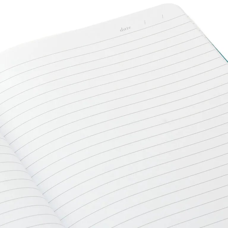 Hallmark Turquoise Faux Leather Notebook With Pen 7 Hallmark Turquoise Faux Leather Notebook With Pen - Image 7