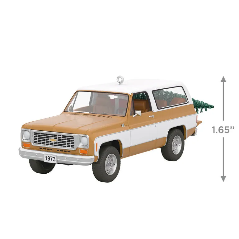 Hallmark All-American Trucks 1973 Chevrolet® Blazer® 2023 Metal Ornament 3 Hallmark All-American Trucks 1973 Chevrolet® Blazer® 2023 Metal Ornament - Image 3