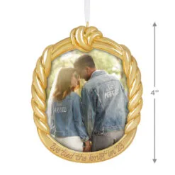 Hallmark We Tied The Knot! 2023 Metal Photo Frame Ornament 8 Hallmark We Tied The Knot! 2023 Metal Photo Frame Ornament -Hot Sale Hallmark Store We Tied the Knot Picture Frame Keepsake Ornament 1999QHX3059 03