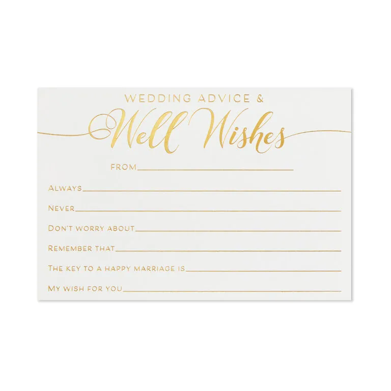 Hallmark Wedding Advice And Well Wishes Note Cards, Pack Of 24 2 Hallmark Wedding Advice And Well Wishes Note Cards, Pack Of 24 - Image 2
