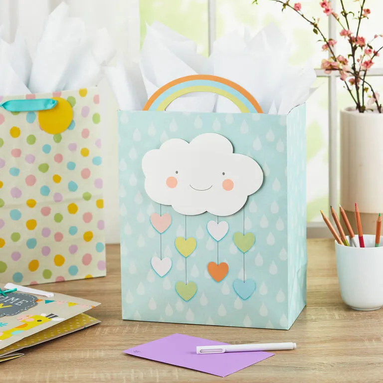 Hallmark 13" Welcome Baby 3-Pack Assorted Gift Bags With Tissue 2 Hallmark 13" Welcome Baby 3-Pack Assorted Gift Bags With Tissue - Image 2