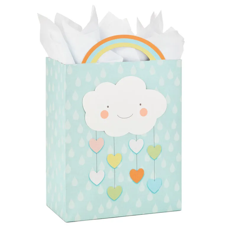 Hallmark 13" Welcome Baby 3-Pack Assorted Gift Bags With Tissue 5 Hallmark 13" Welcome Baby 3-Pack Assorted Gift Bags With Tissue - Image 5