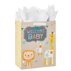 Hallmark 13" Welcome Baby 3-Pack Assorted Gift Bags With Tissue 14 Hallmark 13" Welcome Baby 3-Pack Assorted Gift Bags With Tissue -Hot Sale Hallmark Store Welcome Baby 3Pack Assorted Large Gift Bags Tissue 5EGB6421 07