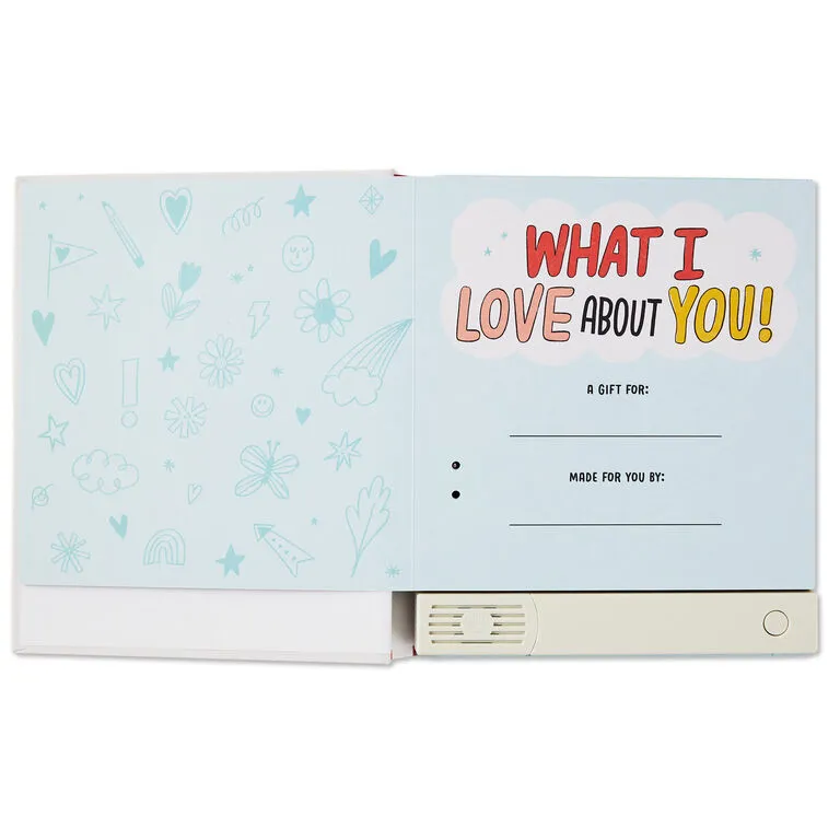 Hallmark What I Love About You! A Color-Your-Own Recordable Storybook 2 Hallmark What I Love About You! A Color-Your-Own Recordable Storybook - Image 2