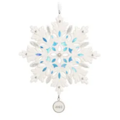 Hallmark Snowflake 2023 Porcelain Ornament
