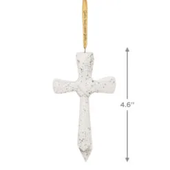 Hallmark Never Failing Love Porcelain Ornament 8 Hallmark Never Failing Love Porcelain Ornament -Hot Sale Hallmark Store White Porcelain Cross Keepsake Ornament 1799QHX3047 03
