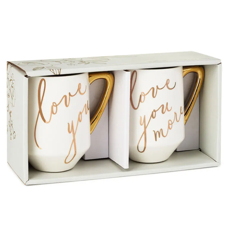 Hallmark Love You And Love You More Mugs, Set Of 2 3 Hallmark Love You And Love You More Mugs, Set Of 2 - Image 3