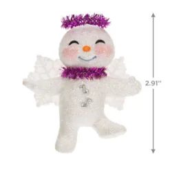 Hallmark Snow Angel Ornament 8 Hallmark Snow Angel Ornament -Hot Sale Hallmark Store White and Pink Glittery Snow Angel Keepsake Ornament 1399QGO2749 03