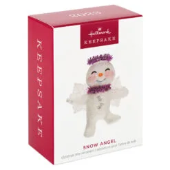 Hallmark Snow Angel Ornament 9 Hallmark Snow Angel Ornament -Hot Sale Hallmark Store White and Pink Glittery Snow Angel Keepsake Ornament 1399QGO2749 04