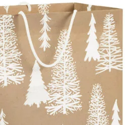 Hallmark Christmas Kraft 8-Pack Holiday Gift Bags, Assorted Sizes And Designs 9 Hallmark Christmas Kraft 8-Pack Holiday Gift Bags, Assorted Sizes And Designs -Hot Sale Hallmark Store White on Kraft Paper Assortment Christmas Gift Bags 5XGB1417 04