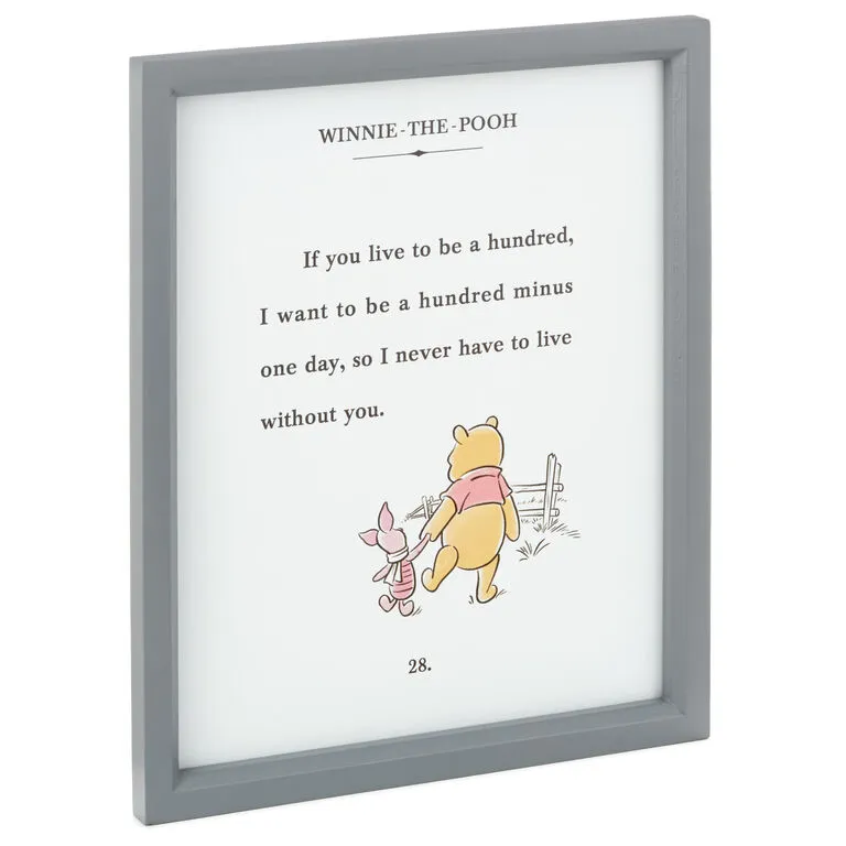 Hallmark Disney Winnie The Pooh And Piglet Friendship Framed Art, 9.5x11.5 1 Hallmark Disney Winnie The Pooh And Piglet Friendship Framed Art, 9.5x11.5