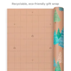 Hallmark Winter Nature Kraft Prints 3-Pack Christmas Wrapping Paper, 90 Sq. Ft. 15 Hallmark Winter Nature Kraft Prints 3-Pack Christmas Wrapping Paper, 90 Sq. Ft. -Hot Sale Hallmark Store Winter Nature 3Pack Christmas Wrapping Paper 5JXW1051 08