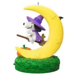 Hallmark The Peanuts® Gang Snoopy's Moonlit Mischief Musical Ornament With Light 11 Hallmark The Peanuts® Gang Snoopy's Moonlit Mischief Musical Ornament With Light -Hot Sale Hallmark Store Witch Snoopy on Broom Keepsake Ornament 2699QFO5319 06