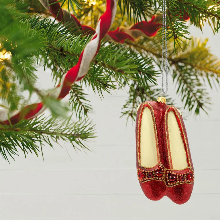 Hallmark The Wizard Of Oz™ Ruby Slippers™ Glass Ornament 2 Hallmark The Wizard Of Oz™ Ruby Slippers™ Glass Ornament - Image 2