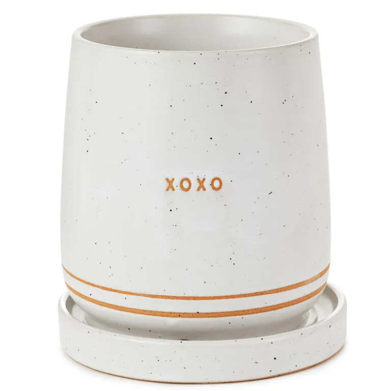 Hallmark XOXO Ceramic Planter 1 Hallmark XOXO Ceramic Planter