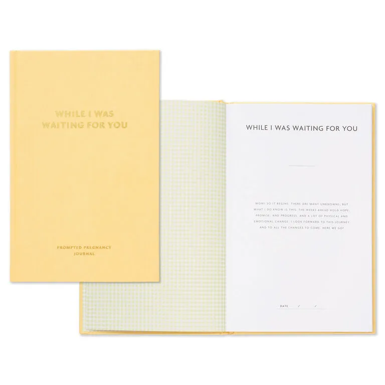 Hallmark While I Was Waiting Prompted Pregnancy Journal 2 Hallmark While I Was Waiting Prompted Pregnancy Journal - Image 2