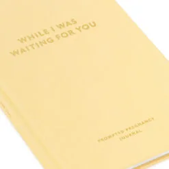Hallmark While I Was Waiting Prompted Pregnancy Journal 18 Hallmark While I Was Waiting Prompted Pregnancy Journal -Hot Sale Hallmark Store Yellow Prompted Pregnancy Journal 1BBA4141 08
